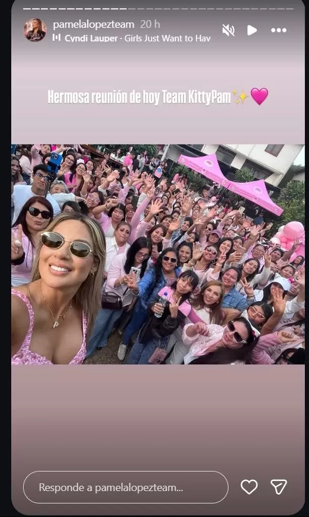 La aún esposa de Christian Cueva reunió a más de un centenar de seguidoras en su primer meet & greet, dejando en evidencia el respaldo de su club de fans y desmintiendo los rumores sobre una supuesta baja venta de entradas Video: Instagram @pamelalopezoficial