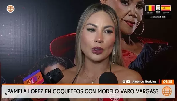 Pamela López descarta coqueteos con actor Varo Vargas / América Espectáculos
