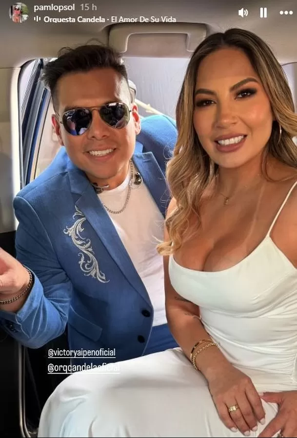 Pamela López fue la protagonista del videoclip de 'El amor de su vida' de la Orquesta Candela / Instagram