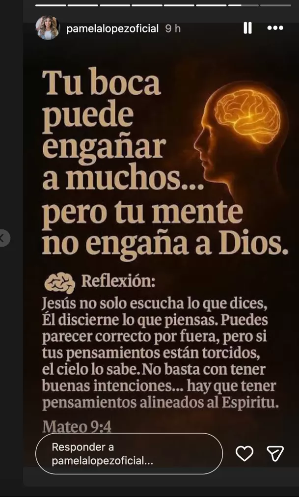 Pamela López reaccionó a entrevista de Christian Cueva. Foto: Instagram