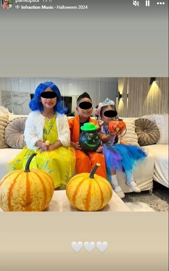 Hijos de Pamela López y Christian Cueva se disfrazaron por Halloween / Instagram