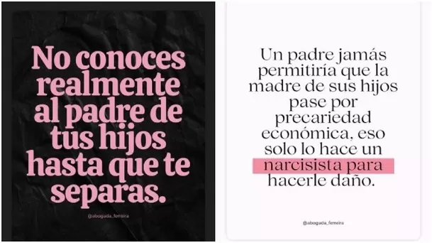 Mensaje compartido por Pamela López en redes sociales. Fuente: Instagram Mensaje compartido por Pamela López en redes sociales. Fuente: Instagram