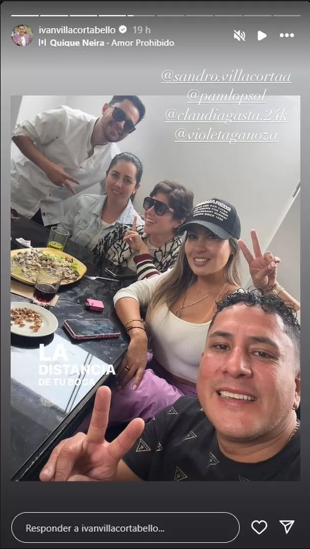 Pamela López e Iván Villacorta se han dejado ver toda esta semana en Trujillo/Foto: Instagram