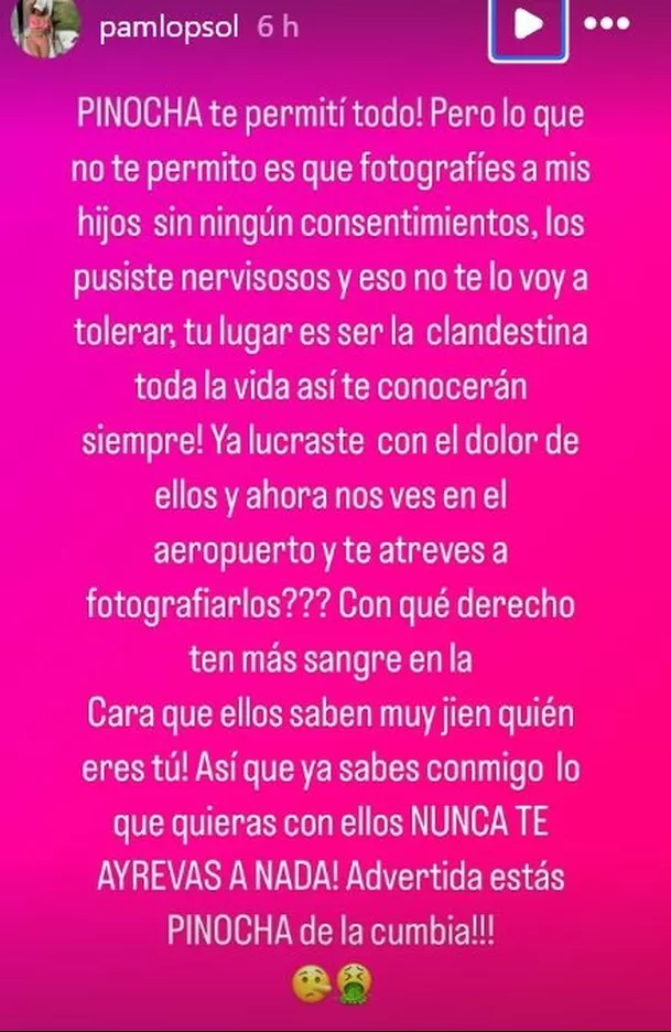 Pamela López le declaró la guerra a Pamela Franco / Instagram