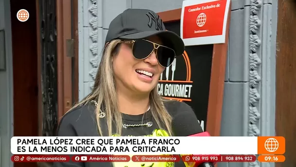 Pamela López le recuerda a Pamela Franco cuando se descubrió el romance clandestino con Christian Cueva / América Espectáculos