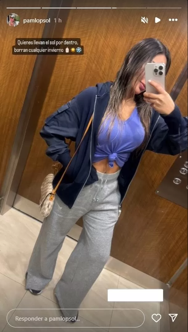 Pamela López se sometió a una sesión de bronceado artificial/Foto: Instagram Pamela López se sometió a una sesión de bronceado artificial/Foto: Instagram