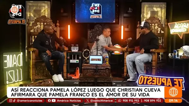 Christian Cueva dijo que Pamela Franco era el amor de su vida / Captura 