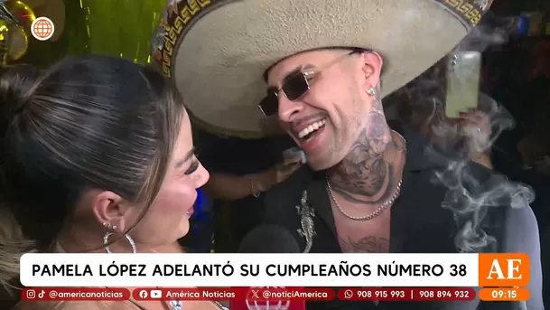 Pamela López recibió mariachis en su cumpleaños por parte de Paul Michael / América Espectáculos
