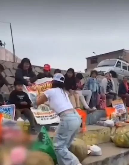 Pamela López repartió marcianos y donaciones en VMT/Foto: Instagram