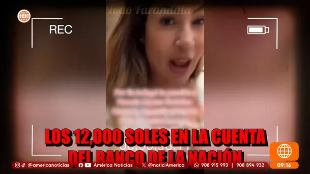Pamela López respondió con ironía a Christian Cueva por depósito de 12 soles para sus hijos / Captura