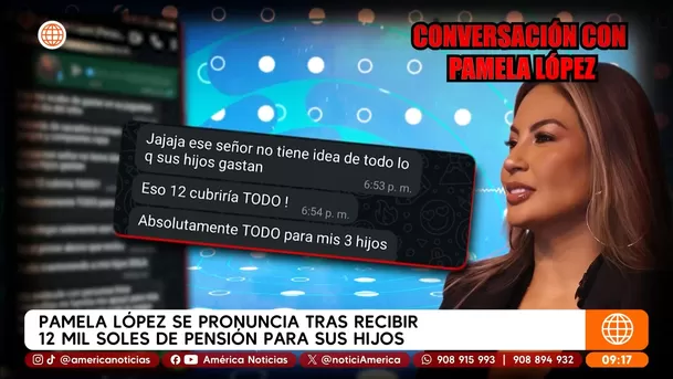 Pamela López conversó con América Hoy y reveló cuánto gastó para sus hijos por el Día del niño / Captura