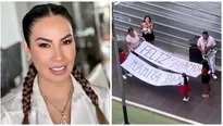 Pamela López recibió serenata de hijos por San Valentín. Fuente: Instagram