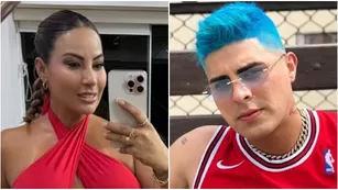 Pamela López se dedica románticos mensajes con joven salsero. Fuente: Instagram
