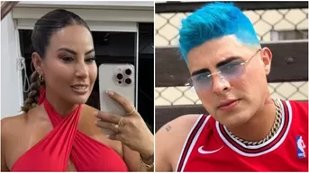 Pamela López se dedica románticos mensajes con joven salsero. Fuente: Instagram