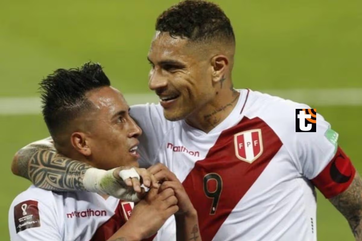 Christian Cueva y Pamela Guerrera juntos en la Selección Peruana. Fuente: AFP