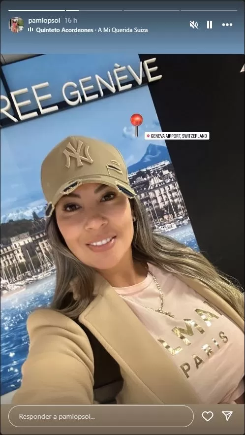 Pamela López aun se encuentra en Europa, pero esta vez su destino final hasta el momento es París/Foto: Instagram