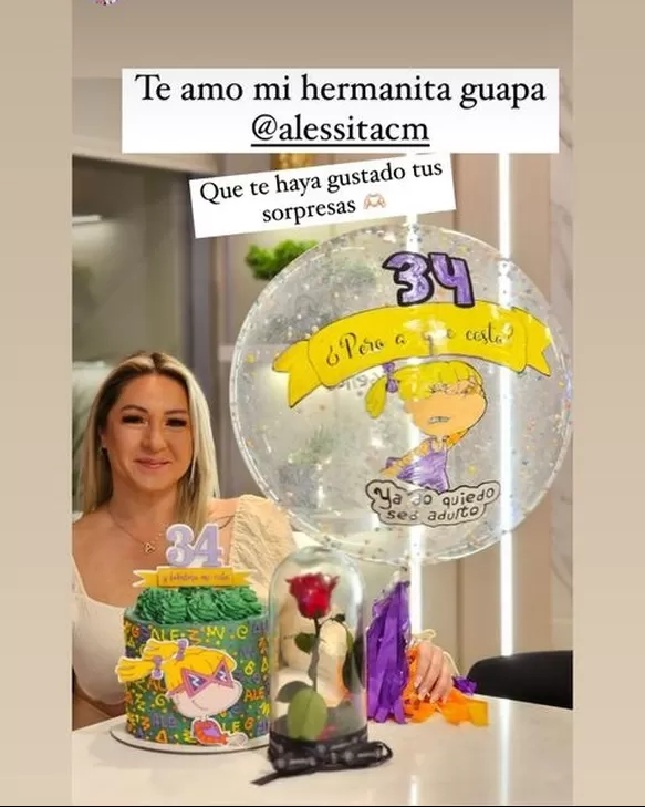 Alessandra Cordero, esposa de Yoshimar Yotún cumplió 34 años/Foto: Instagram