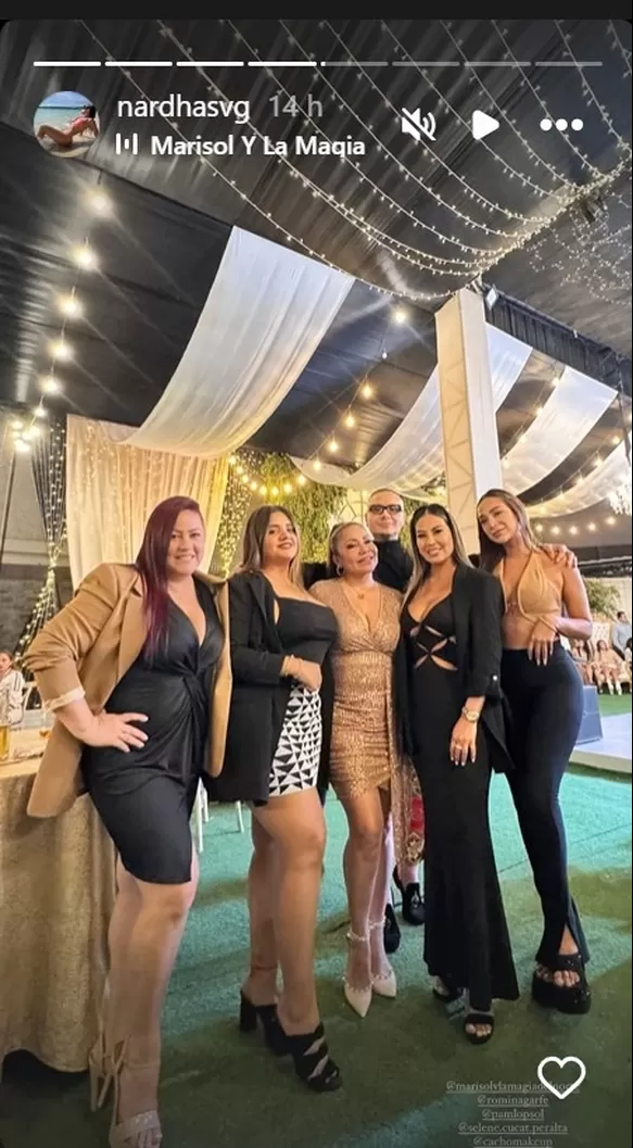 Pamela López asistió junto a un grupo de amigas a la fiesta de cumpleaños de Marisol en Chiclayo/Foto: Instagram