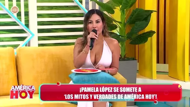 Pamela López no descartó aceptar el romance de Christian Cueva y Pamela Franco / América Hoy