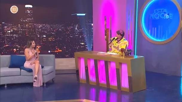 Pamela López participó en la reciente emisión de ‘Esta Noche’. Foto: América TV