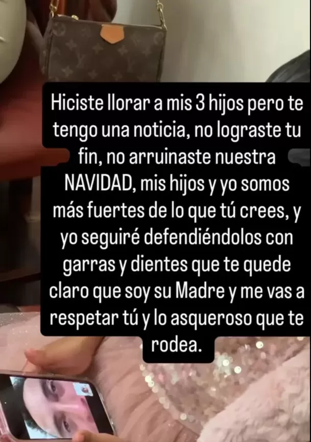 Pamela López acusó a Christian Cueva de hacer llorar a sus hijos / Instagram