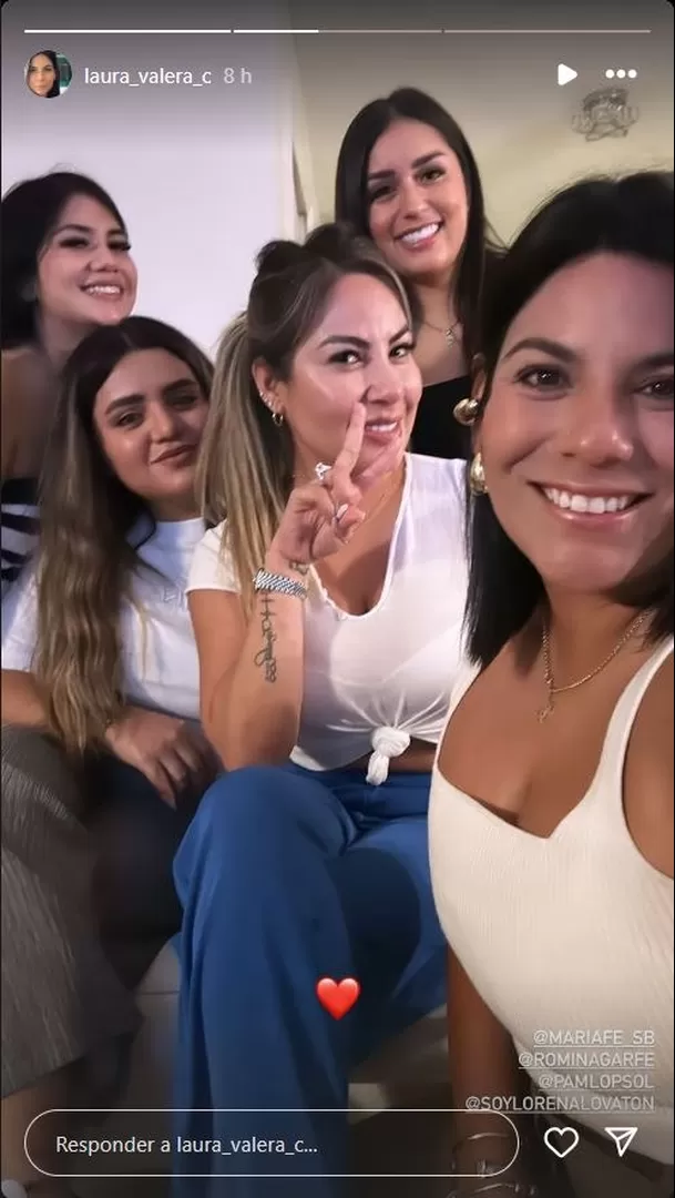 Pamela López compartió con amiga es Miami/Foto: Instagram