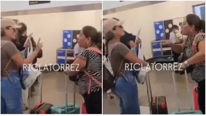 Pamela López y mamá de Christian Cueva se enfrentaron en aeropuerto con fuertes insultos. Fuente: Instagram