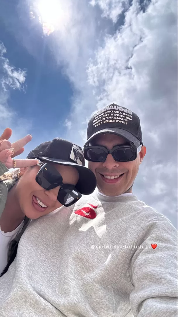 Pamela López está muy enamorada del joven cantante Paul Michael / Instagram