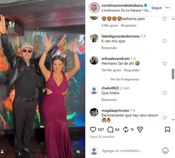 Pamela López y Paul Michael volvieron a compartir cámaras meses después de su ruptura. Foto: IG @pamelalopezoficial Pamela López y Paul Michael volvieron a compartir cámaras meses después de su ruptura. Foto: IG @pamelalopezoficial