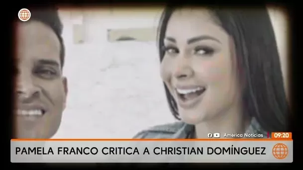 Pamela reveló que Domínguez no aportó para viaje de su hija/ América TV