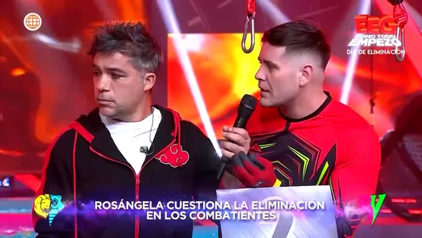 Pancho enfrentó a Rosángela por “desear” eliminación de combatiente. Fuente: AméricaTV