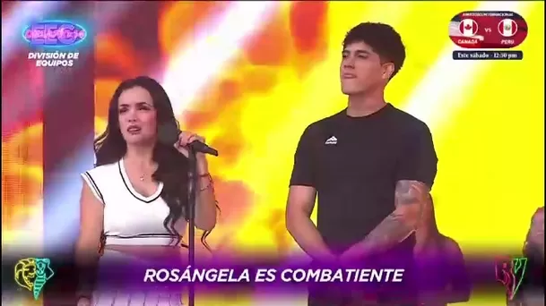 Pancho a Rosángela: “Borrón y cuenta nueva” tras su pase a los combatientes/ América TV Pancho a Rosángela: “Borrón y cuenta nueva” tras su pase a los combatientes/ América TV