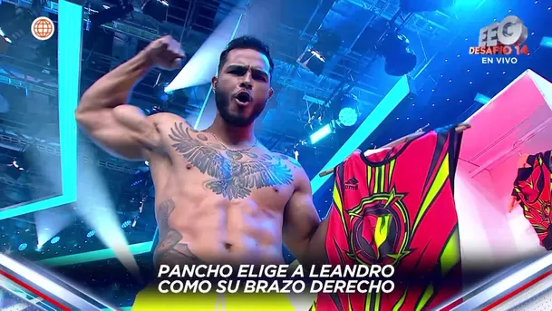 Pancho Rodríguez escogió a Leandro como su brazo derecho  en los combatientes / AméricaTV