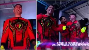 Pancho regresó a EEG y se quebró con efusivo abrazo de los combatientes / AméricaTV