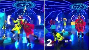 Pancho arrebató campana a Kevin con fuerte choque y lo mandó al suelo / AméricaTV