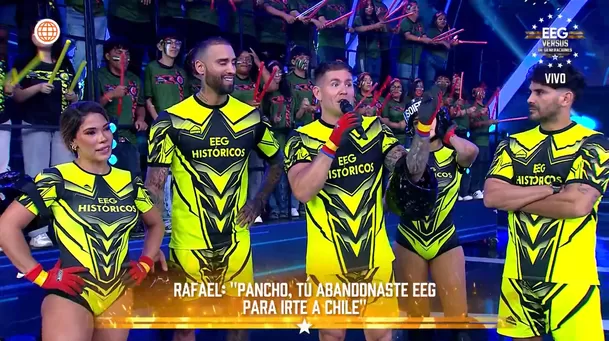 Pancho Rodríguez cuestionó a Rafael como conductor de EEG. Foto: América TV Pancho Rodríguez cuestionó a Rafael como conductor de EEG. Foto: América TV