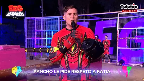 Pancho Rodríguez enfureció con Katia Palma y le pidió respeto. Fuente: AméricaTV