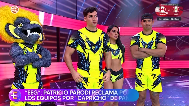 Patricio Parodi a punto de enfrentarse a Pancho Rodríguez en EEG / Captura