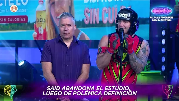 Pancho Rodríguez descartó mala intención contra Said Palao / AméricaTV Pancho Rodríguez descartó mala intención contra Said Palao / AméricaTV
