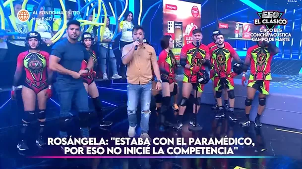 Los combatientes se enojaron con Rosángela Espinoza. Fuente: AméricaTV