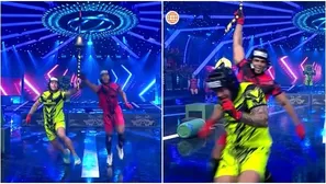 Pancho Rodríguez sufrió impactante choque con Leandro y chileno salió ‘volando’. Fuente: AméricaTV