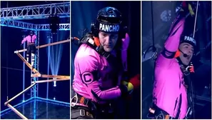 Pancho Rodríguez sudó de nervios en reto extremo de altura. Fuente: AméricaTV