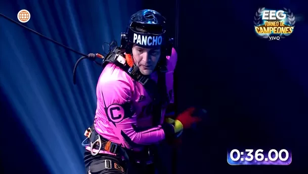 Pancho Rodríguez sufrió con unas de las competencias más difíciles de su vida. Fuente: AméricaTV