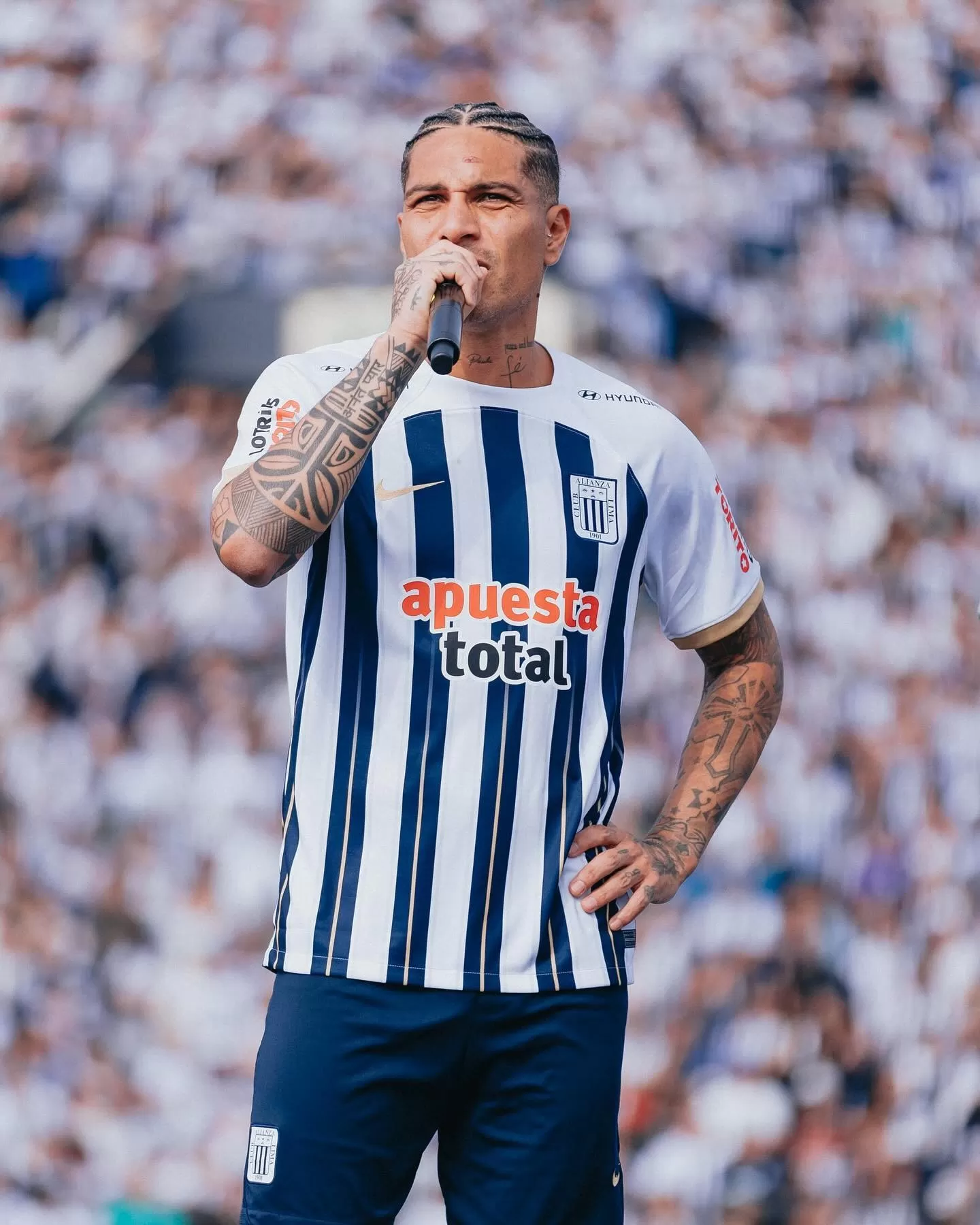 Paolo Guerrero en su discruso de regreso a Alianza Lima se refirió a Ana Paiula Consorte/Foto: Instagram