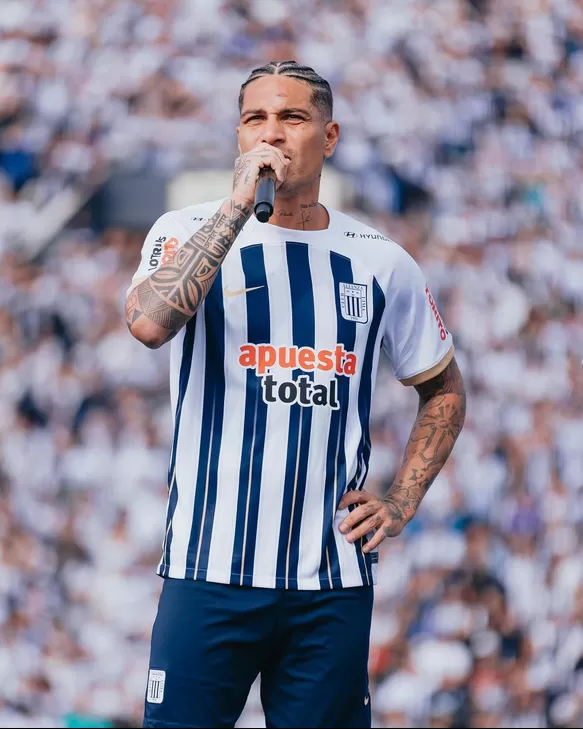 Paolo Guerrero en su discruso de regreso a Alianza Lima se refirió a Ana Paiula Consorte/Foto: Instagram