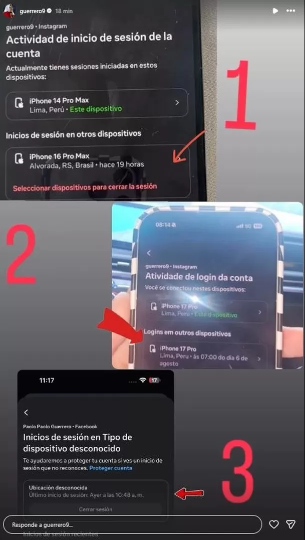 Paolo Guerrero denunció hackeo masivo de sus cuentas / IG: guerrero9 