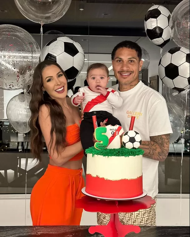 Paolo Guerrero se convirtió en padre de su cuart hijo en abril de este año/ Foto: IG Ana Paula Consorte