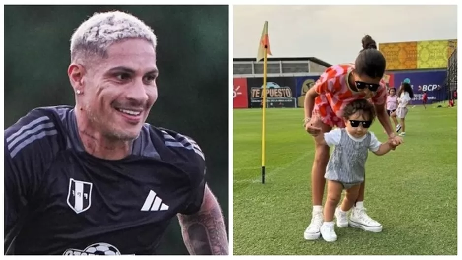 Ana Paula Consorte junto a sus hijos visitó a Paolo Guerrero en Videna. Fuente: Instagram