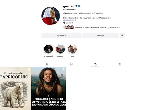 Paolo Guerrero habría eliminado el repost de Alondra/ Captura Instagram Paolo Guerrero habría eliminado el repost de Alondra/ Captura Instagram