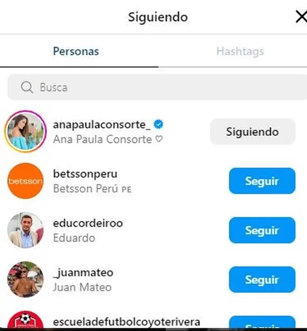 Hace un momento Paolo Guerrero volvió a seguir en Instagram a su pareja Ana Paula Consorte/Foto: Instigram 